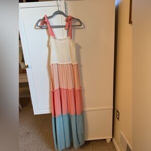 Bebop Women’s Maxi Multicolored Sundress